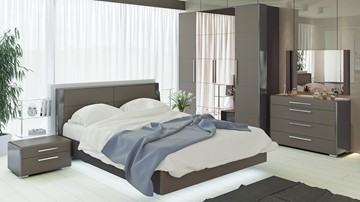 Модульная спальня Наоми №2, цвет Фон серый, Джут в Салехарде - предосмотр 4