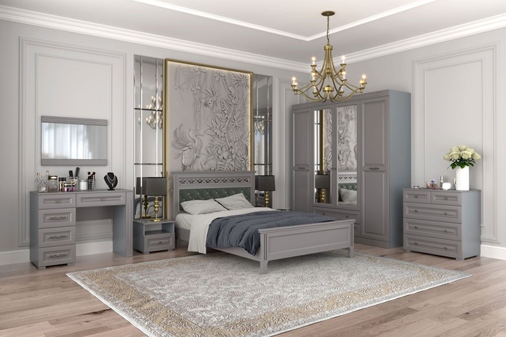 Модульная спальня Олимп (Антрацит) в Муравленко - изображение