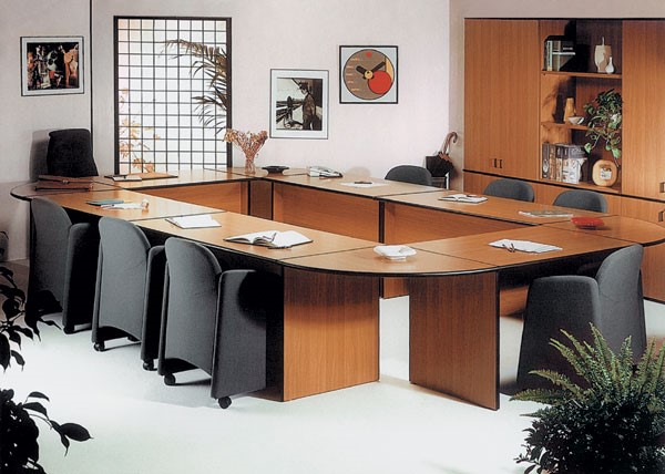 Комплект офисной мебели ДИН-Р (французский орех) в Салехарде - изображение 6