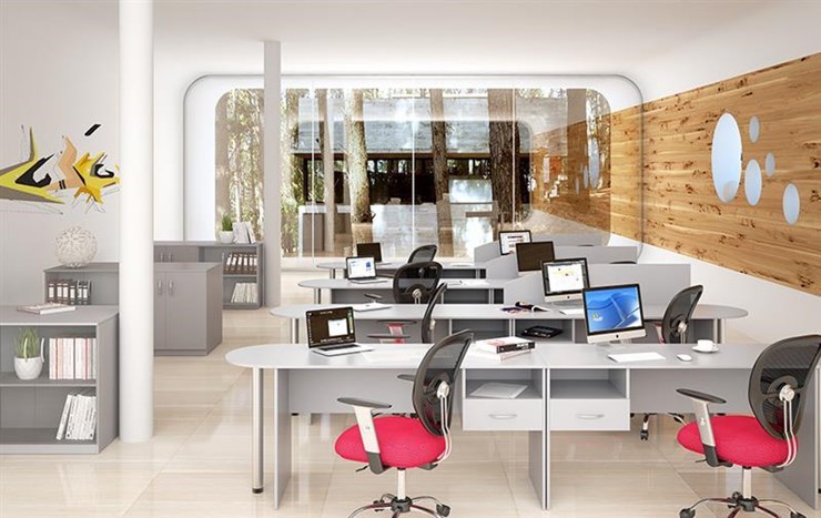 Набор мебели в офис SIMPLE в Надыме - изображение