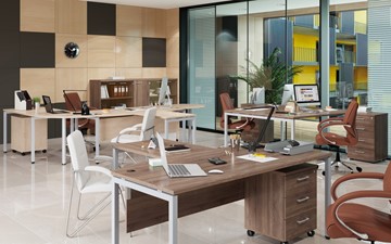 Офисный комплект мебели Xten S 1 - один стол с приставным брифингом в Салехарде
