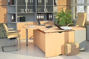 Набор мебели в офис Милан для руководителя отдела в Ноябрьске