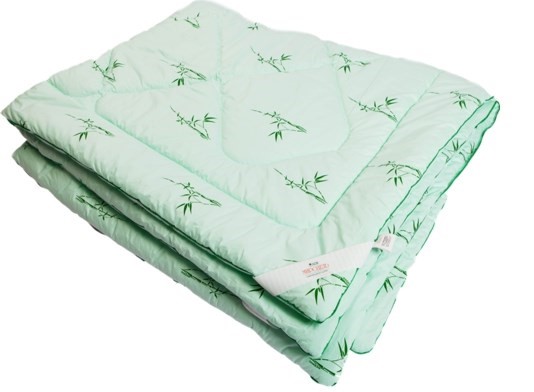 Стеганое одеяло Бамбук, всесезонное п/э вакуум в Салехарде - изображение