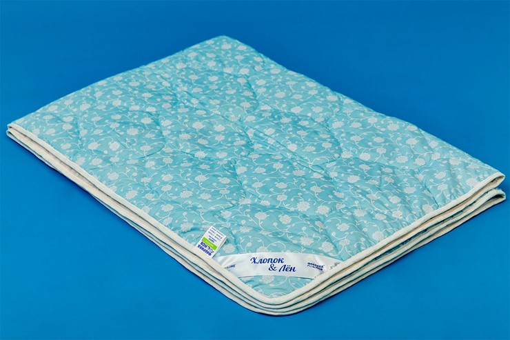 Одеяло легкое двуспальное Хлопок &  Лен в Надыме - изображение 2