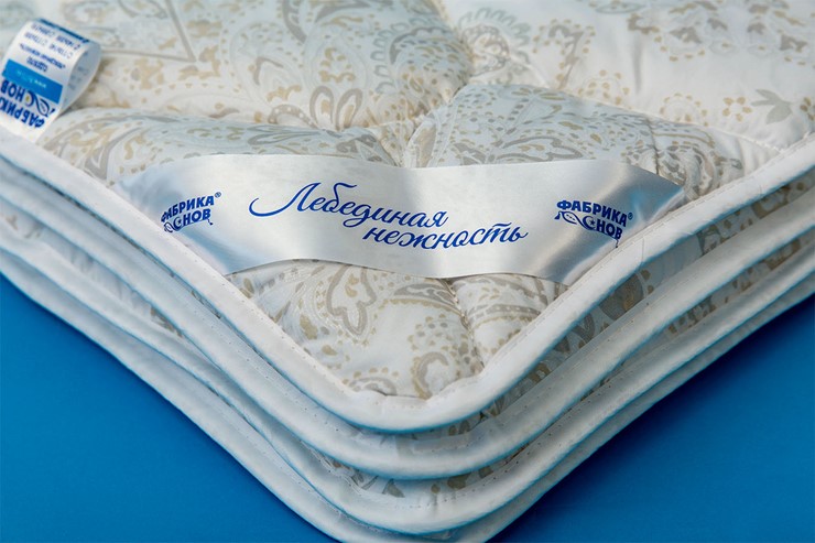 Одеяло всесезонное полутороспальное Лебединая нежность в Надыме - изображение 1