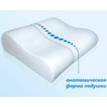 Подушка ортопедическая М Память 50х38 в Ноябрьске - изображение