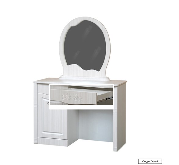 Туалетный стол Ева-10 с зеркалом в Салехарде - изображение 1