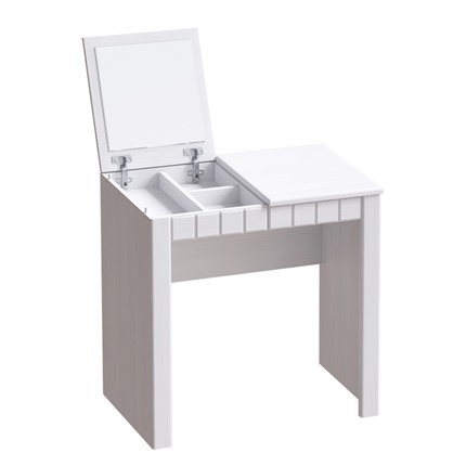 Столик туалетный Прованс, Бодега белая/Платина премиум в Салехарде - изображение