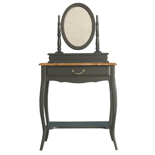 Столик туалетный Leontina с зеркалом (ST9321BLK) Черный в Салехарде - изображение 5