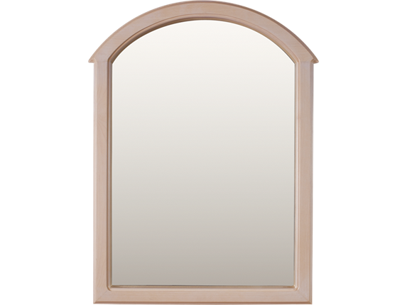 Зеркало 730х550 мм. Беленый дуб в Салехарде - изображение