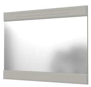 Навесное зеркало Олимп с декоративными планками (фисташковый) в Надыме