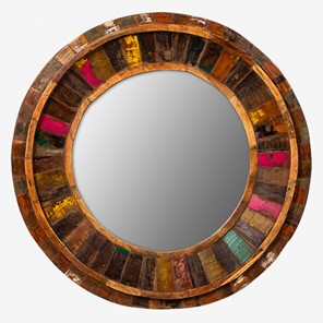Зеркало навесное Маниша круглое в Лабытнанги