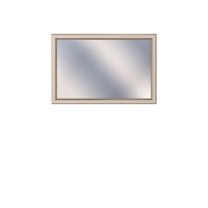 Зеркало навесное Сиена, Бодега белый / патина золото, 92х52 в Лабытнанги