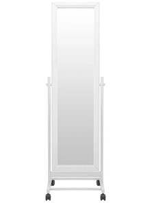 Напольное зеркало в спальню BeautyStyle 27 (135х42,5см) Белое в Лабытнанги - предосмотр 1
