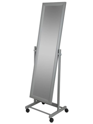 Зеркало напольное в гардероб BeautyStyle 27 (135х42,5см) Серый в Салехарде - изображение