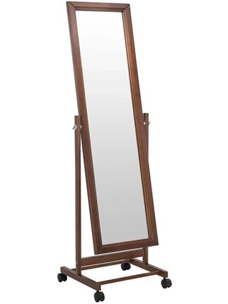 Зеркало напольное в спальню BeautyStyle 27 (135х42,5см) Средне-коричневый в Салехарде - изображение
