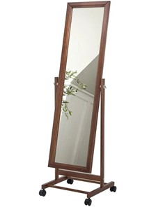 Зеркало напольное в спальню BeautyStyle 27 (135х42,5см) Средне-коричневый в Салехарде - предосмотр 6