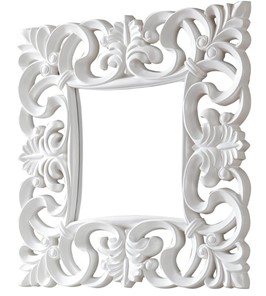 Настенное зеркало PU021 белое в Надыме