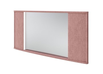 Зеркало Vittoria с подсветкой, Рогожка (Levis 62 Розовый) в Ноябрьске