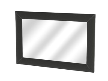 Настенное зеркало OrmaSoft 2, экокожа черная в Лабытнанги
