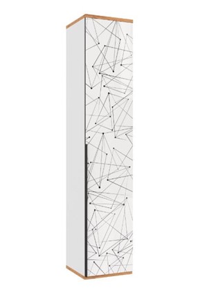 Шкаф одностворчатый Урбан 528.040, белый в Ноябрьске - изображение