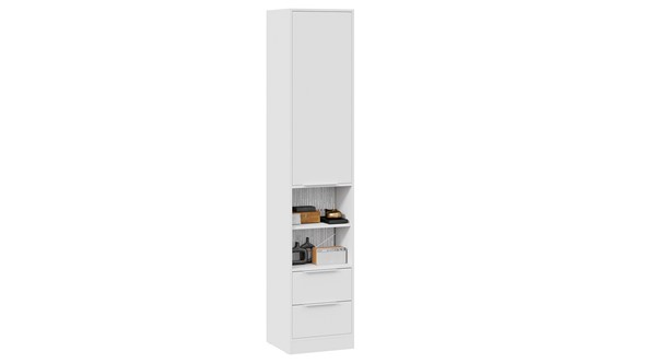 Комбинированный шкаф Марли (Белый) в Салехарде - изображение