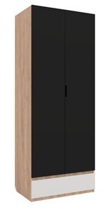 Распашной шкаф Юниор-4  для одежды  со складной дверью в Салехарде - предосмотр