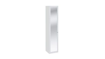 Шкаф для белья Ривьера с зеркалом СМ 241.21.001 (Белый) в Лабытнанги