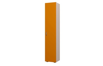 Детский шкаф-пенал ТМК 400 ДБ Млечный дуб, Оранжевый в Лабытнанги