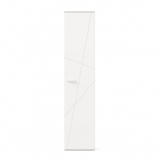 1-створчатый шкаф Милтон ЛД 537.030, Белый в Салехарде - изображение 2