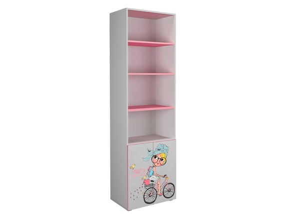Детский двухдверный шкаф Аннет 600 2Д в Салехарде - изображение