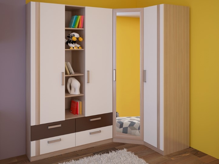 Детский 2-дверный шкаф Walker М02 в Губкинском - изображение 3
