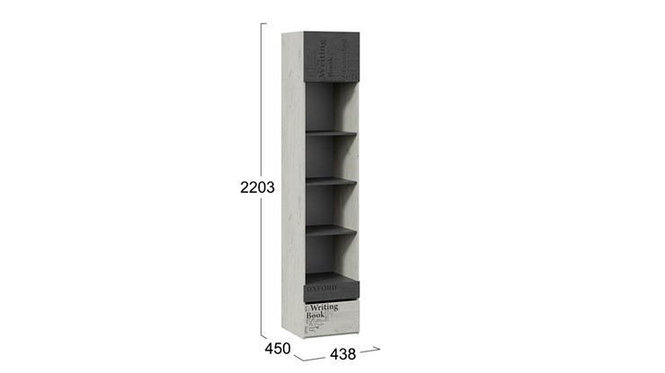 Шкаф комбинированный Оксфорд-2 ТД-399.07.20 в Салехарде - изображение 5