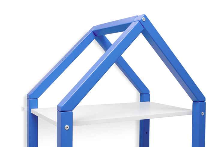Детский стеллаж-трансформер Svogen Домик синий в Надыме - изображение 10