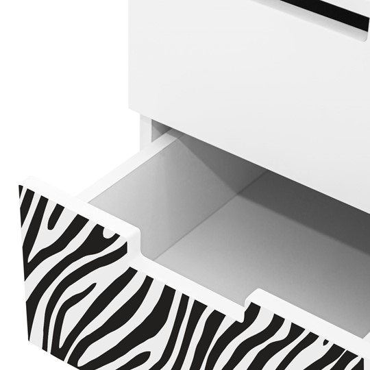 Тумба Svogen графит-белый/зебра черная в Салехарде - изображение 9