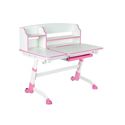 Детский стол-трансформер Amare II Pink с надстройкой в Ноябрьске - изображение
