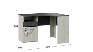 Детский угловой стол с ящиками Оксфорд-2 ТД-399.15.03 в Муравленко - предосмотр 5