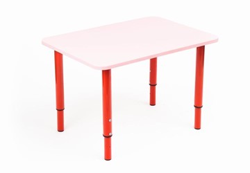 Растущий стол Кузя (Розовый,Красный) в Лабытнанги