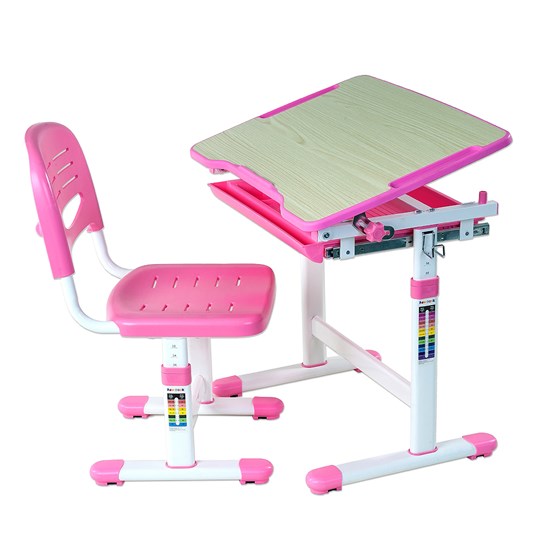 Парта растущая + стул Piccolino Pink в Губкинском - изображение 4