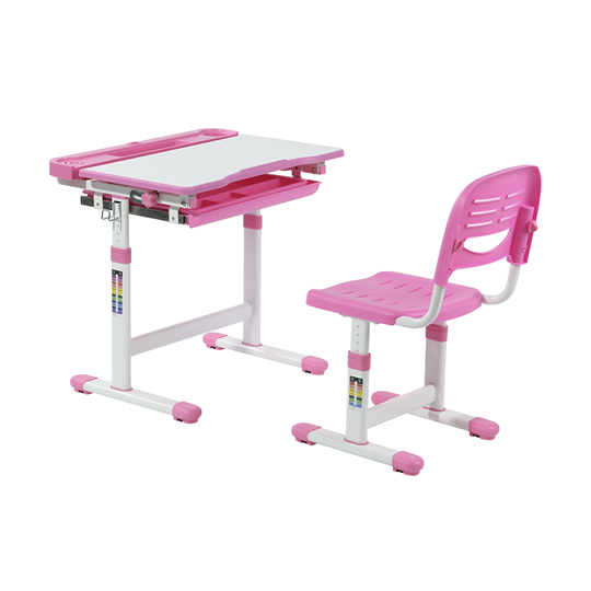 Стол растущий и стул Cantare Pink в Салехарде - изображение 1