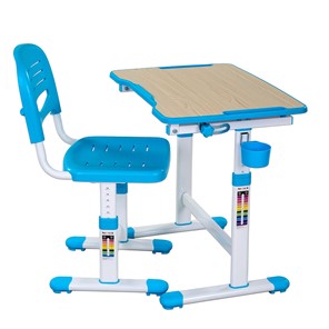 Растущий стол и стул Piccolino II Blue в Надыме - предосмотр 1
