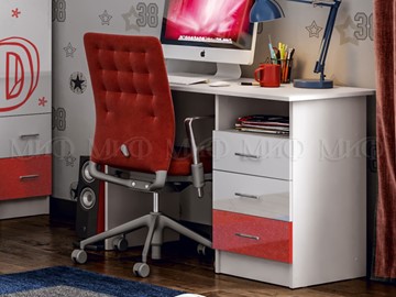 Письменный стол Алфавит (красный) в Надыме