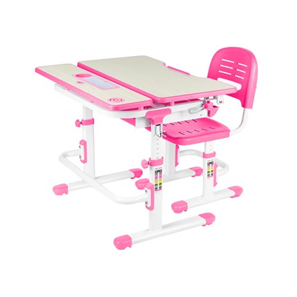 Парта растущая и стул Lavoro Pink в Губкинском - изображение