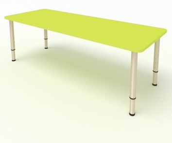 Стол для детей 2-местный  (по одну сторону столешн.) СДО-2 (0-3) желтый в Лабытнанги