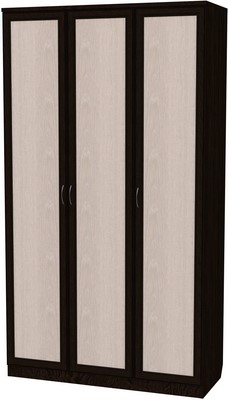 Шкаф 106 3-х створчатый, цвет Венге в Салехарде - изображение