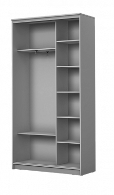 Шкаф 2-х дверный Хит-24-4-14-77-22, 2400х1362х420, Бетон Белый в Салехарде - изображение 1