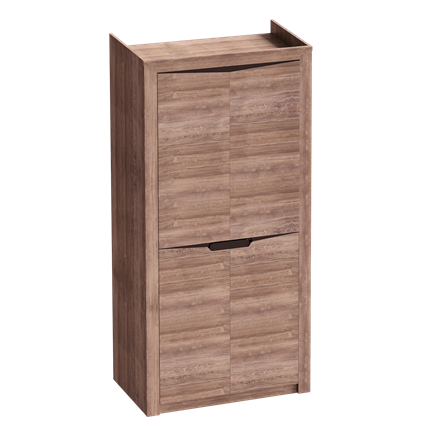 Двухстворчатый шкаф Соренто 2 дв, Дуб стирлинг в Салехарде - изображение