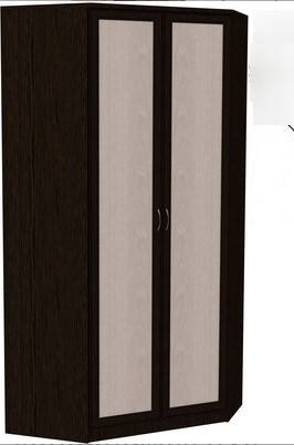 Шкаф 403 несимметричный, цвет Венге в Губкинском - изображение
