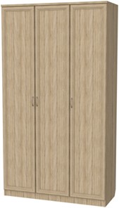 Шкаф распашной 106 3-х створчатый, цвет Дуб Сонома в Салехарде - предосмотр