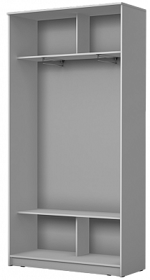 Шкаф 2-х створчатый Хит-24-4-12/2-77-13, 2400х1200х420, Городской пейзаж Дуб сонома в Салехарде - изображение 1